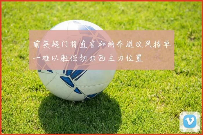 前英超门将直言加纳乔进攻风格单一难以胜任切尔西主力位置